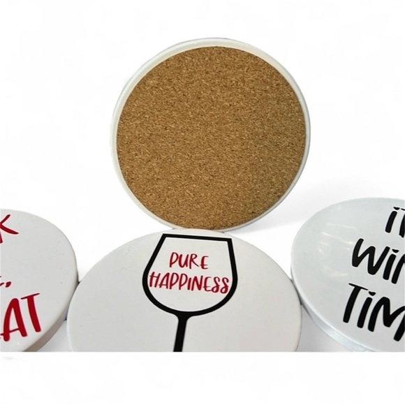 Wine Coaster Set (Handmade) - Picture 3 of 3